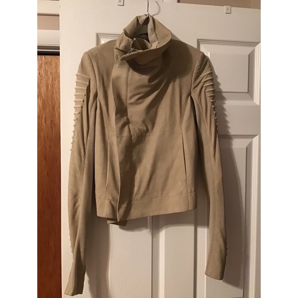 Rick Owens Moto Jacket size US 4